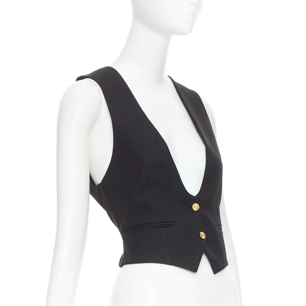 Alexandre Vauthier Black Top Black Very good - Inside View