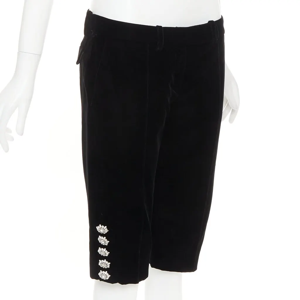 Alexandre Vauthier Black Shorts Black Very good - Front View