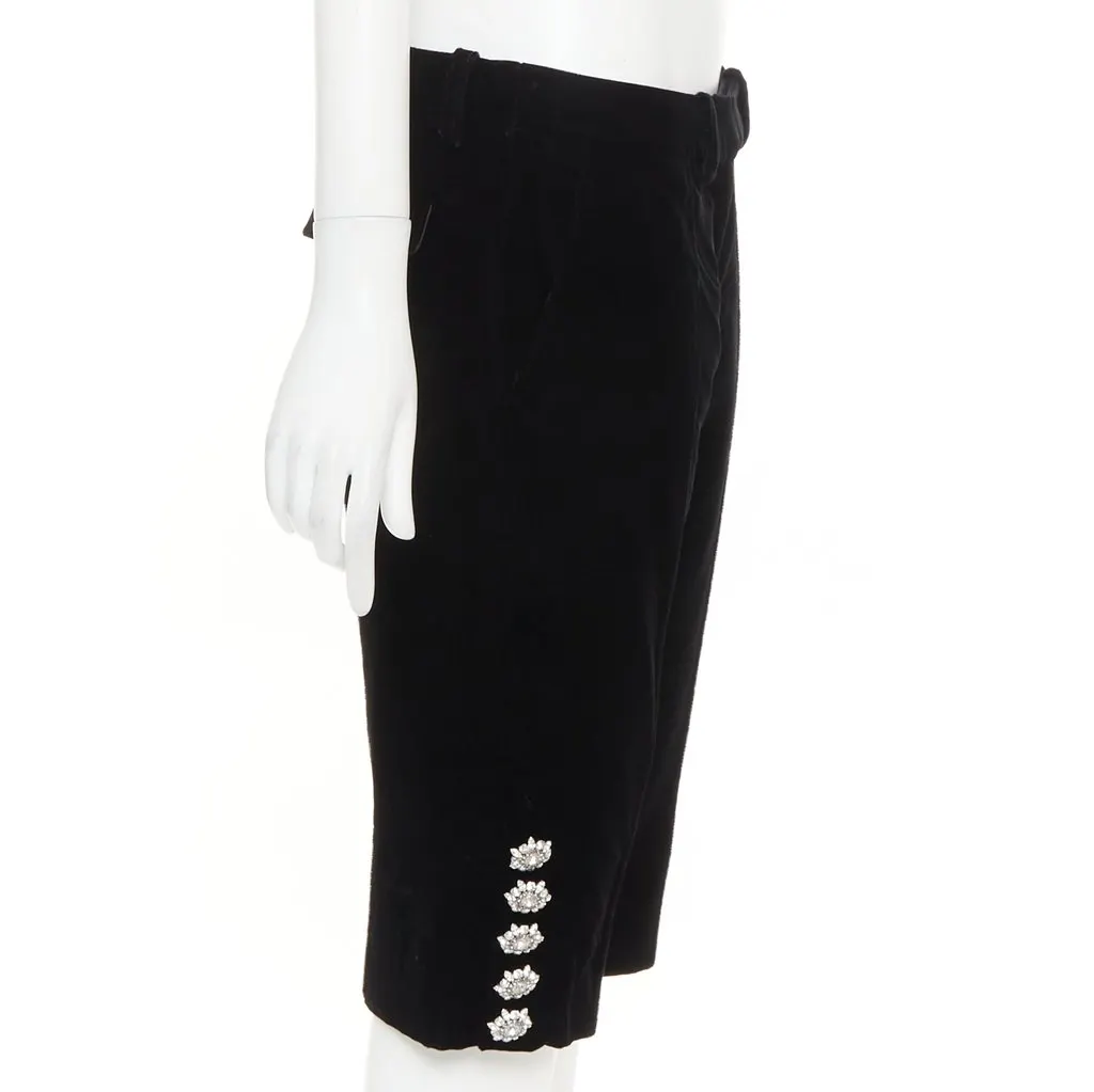 Alexandre Vauthier Black Shorts Black Very good - Model View