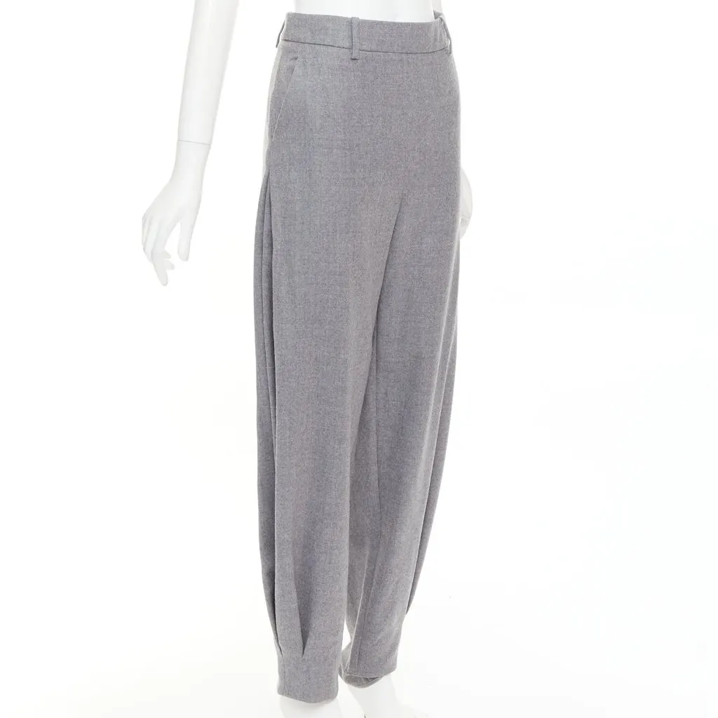 Alexandre Vauthier Grey Wool Trouser Grey Wool Very good - Front View