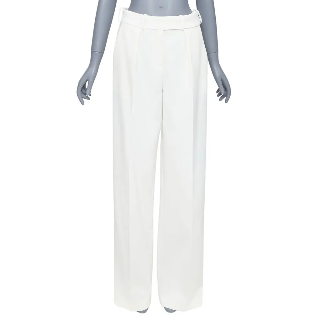 Alexandre Vauthier White Trouser White Fair - Front View