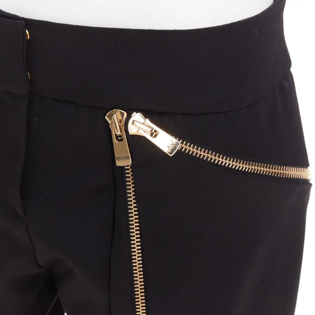 Alexandre Vauthier Black Cotton Trouser Black Cotton Very good - Back View
