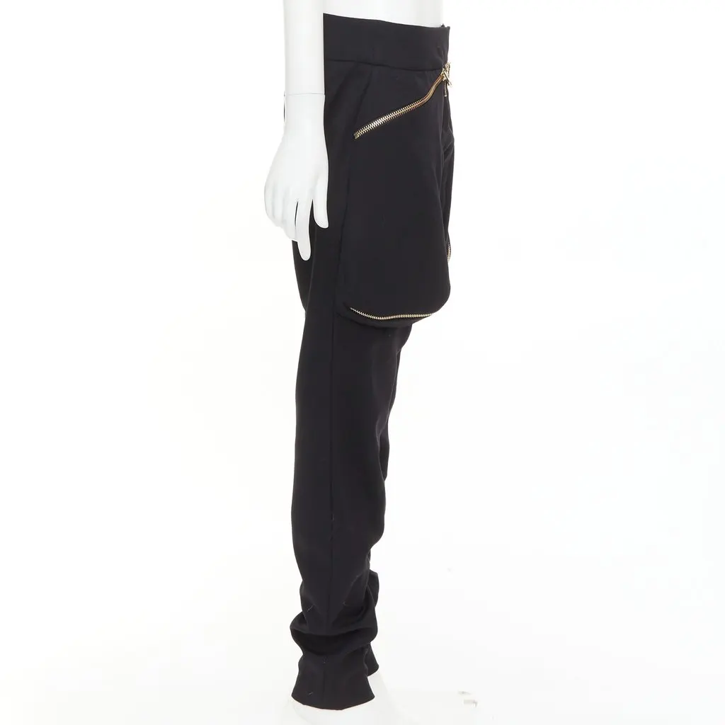 Alexandre Vauthier Black Cotton Trouser Black Cotton Very good - Model View