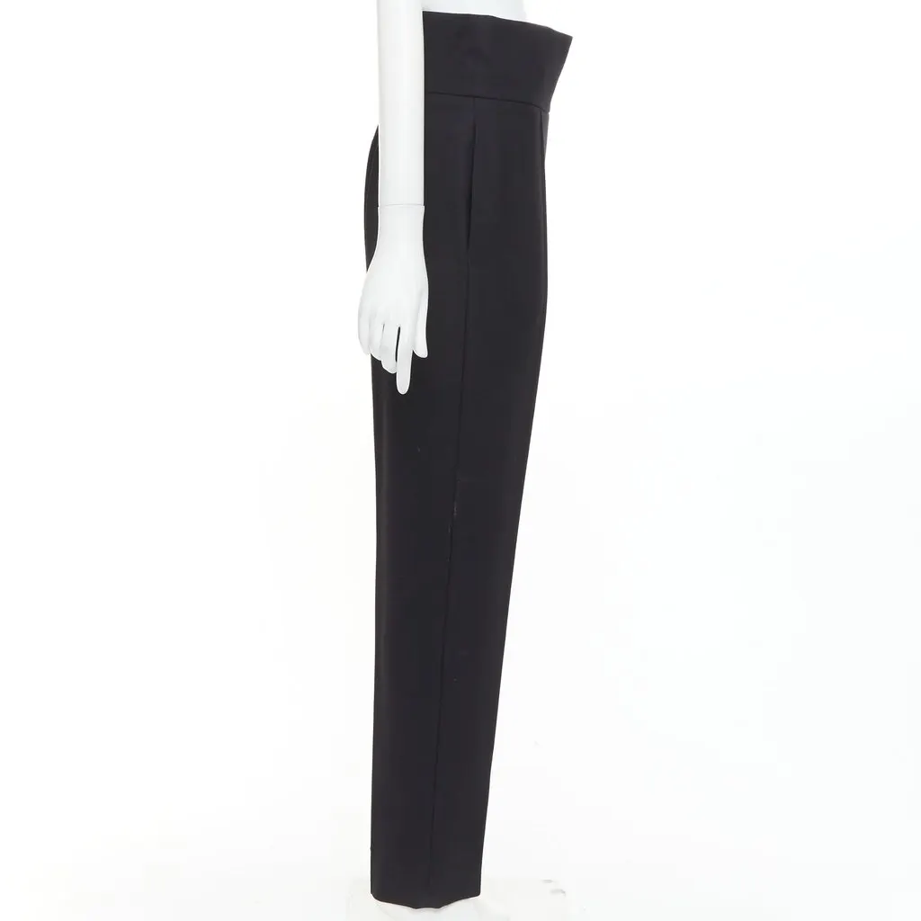 Alexandre Vauthier Black Wool Trouser Black Wool Never worn, with tag - Model View