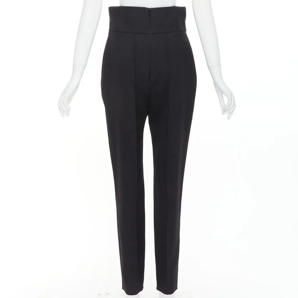 Alexandre Vauthier Black Wool Trouser Black Wool Never worn, with tag - Box View