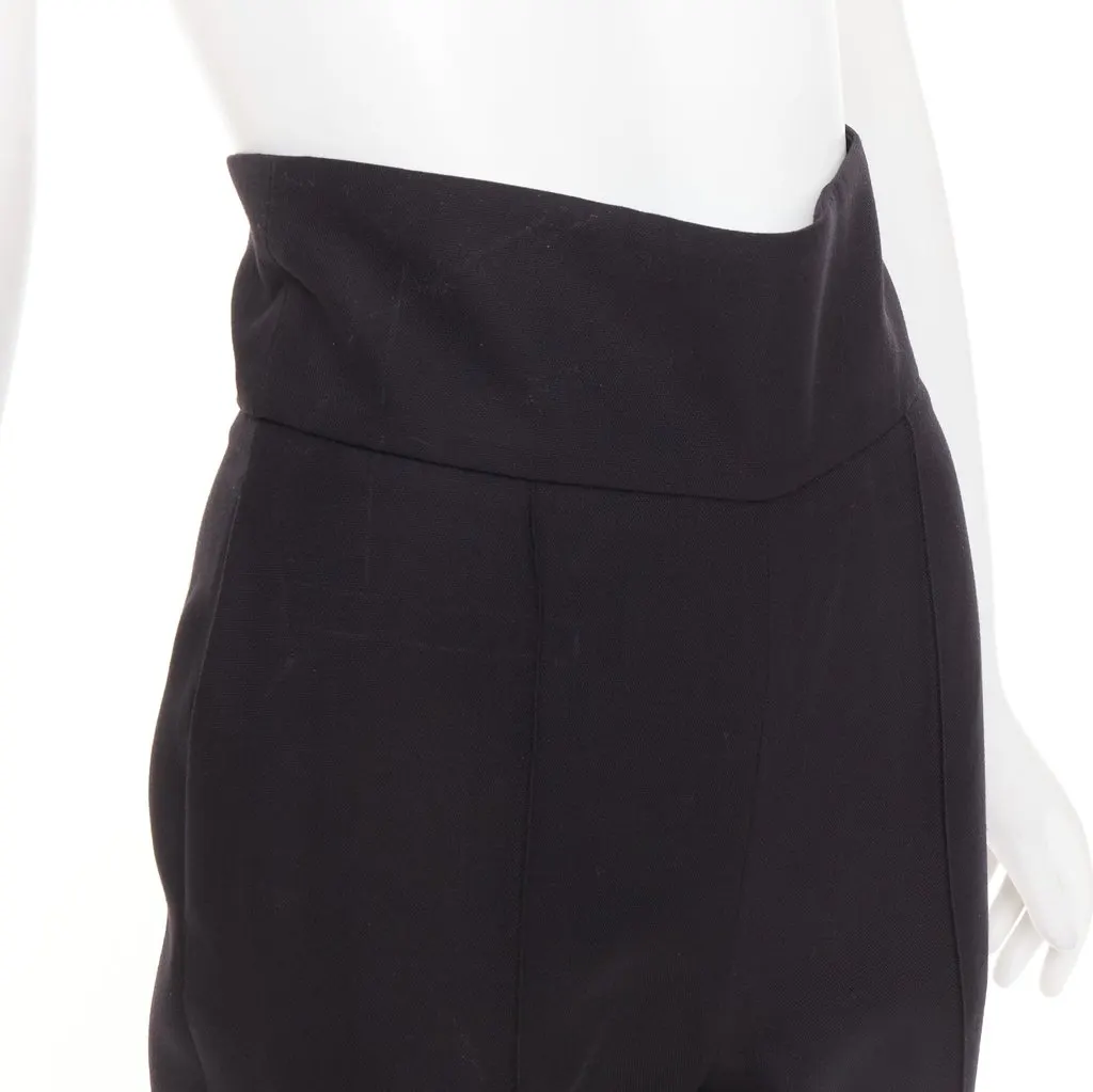 Alexandre Vauthier Black Wool Trouser Black Wool Good - Back View