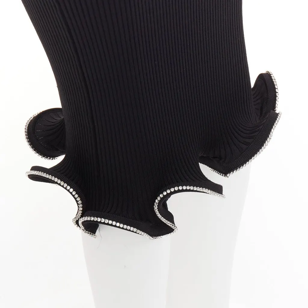 Alexandre Vauthier Black Polyester Skirt Black Polyester Very good - Back View