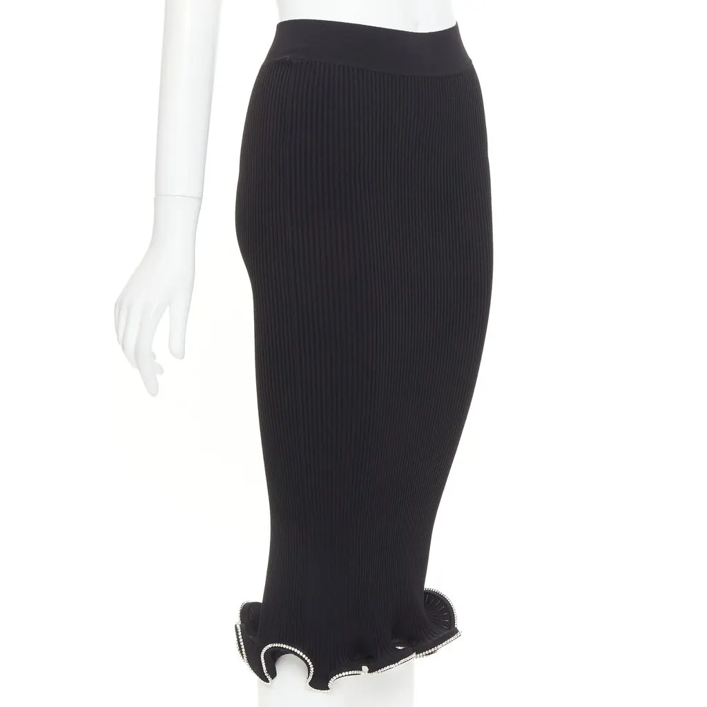 Alexandre Vauthier Black Polyester Skirt Black Polyester Very good - Inside View