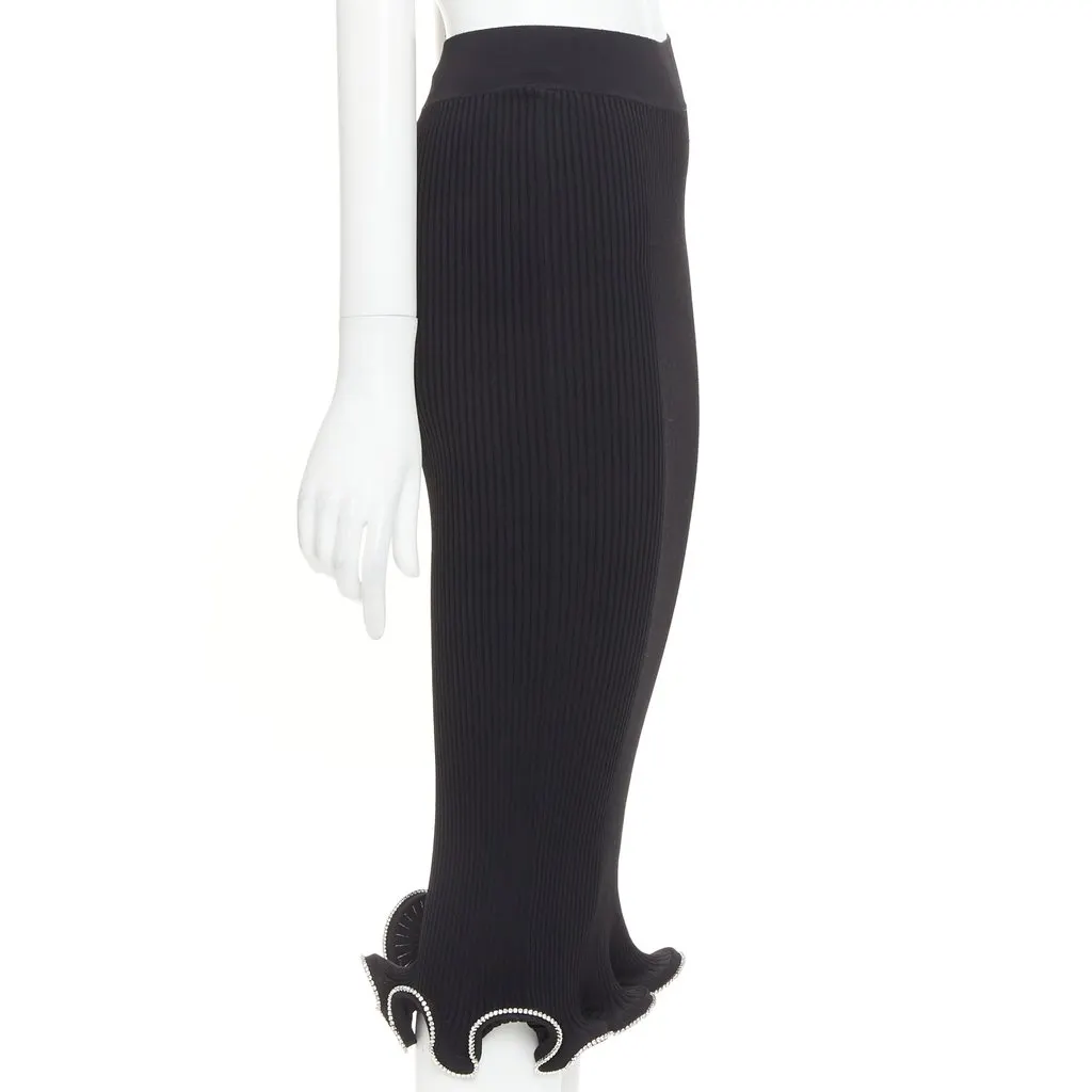 Alexandre Vauthier Black Polyester Skirt Black Polyester Very good - Model View