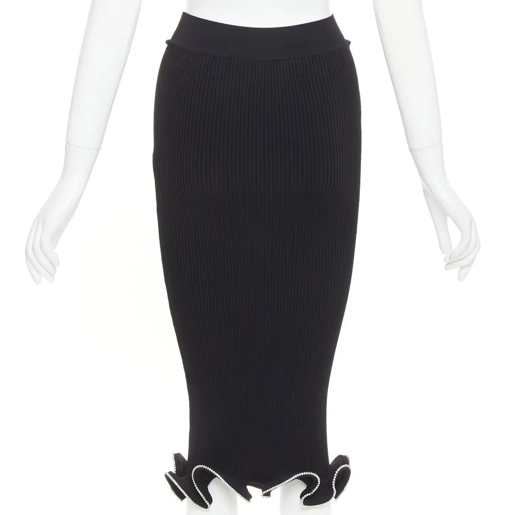 Alexandre Vauthier Black Polyester Skirt Black Polyester Very good - Box View