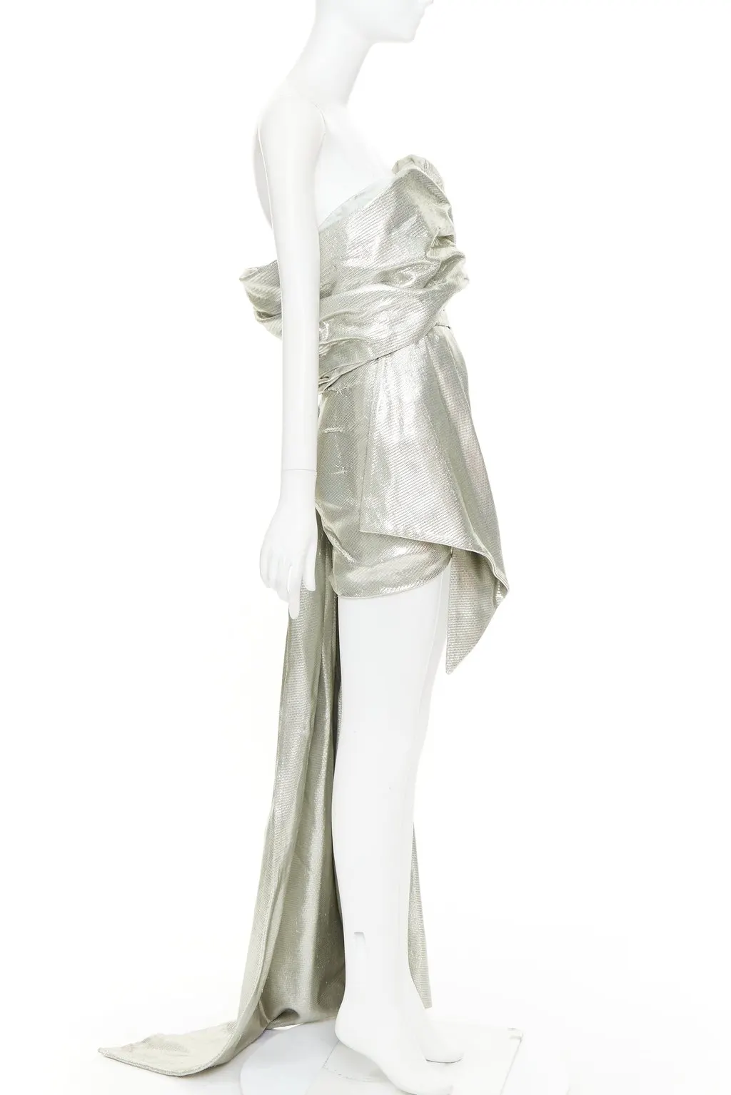 Alexandre Vauthier Green Dress Green Good - Model View