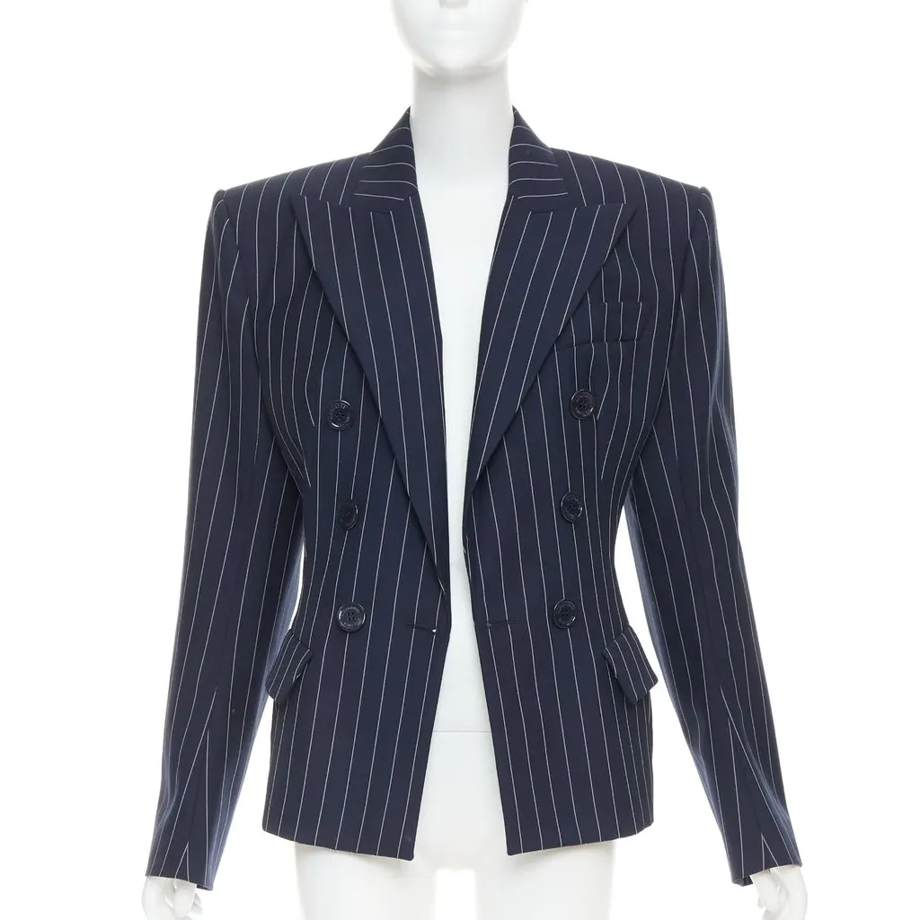 Alexandre Vauthier Navy Wool Jacket Navy Wool Very good - Inside View