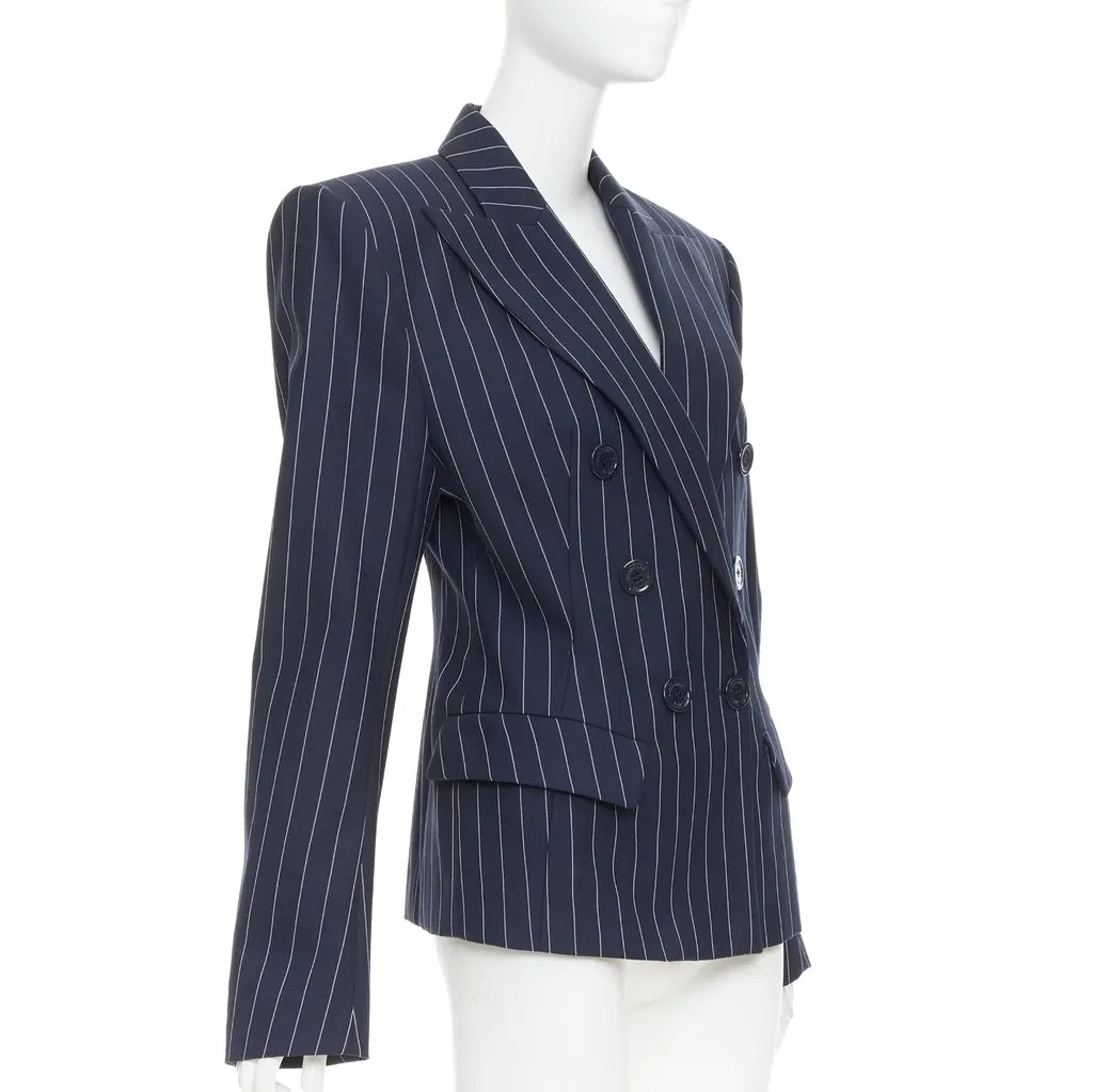 Alexandre Vauthier Navy Wool Jacket Navy Wool Very good - Model View