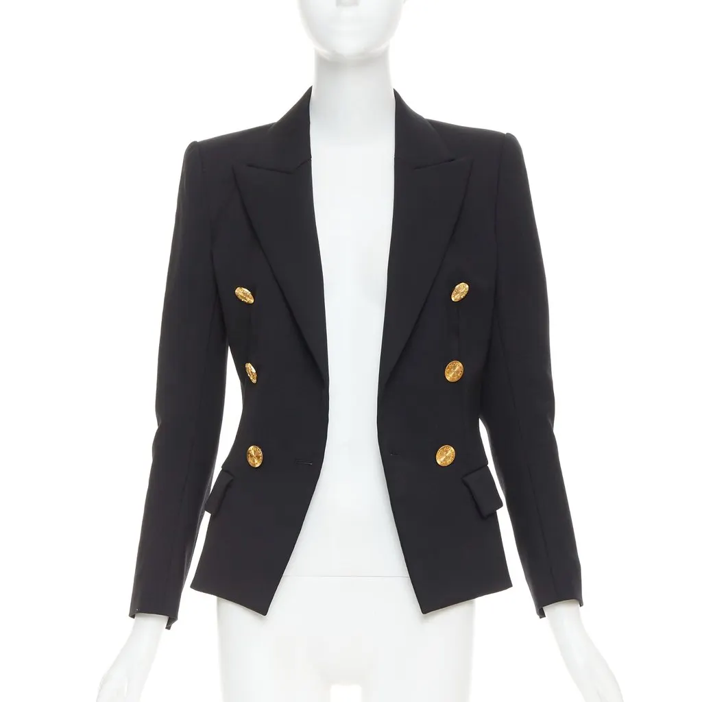 Alexandre Vauthier Black Wool Jacket Black Wool Very good - Inside View