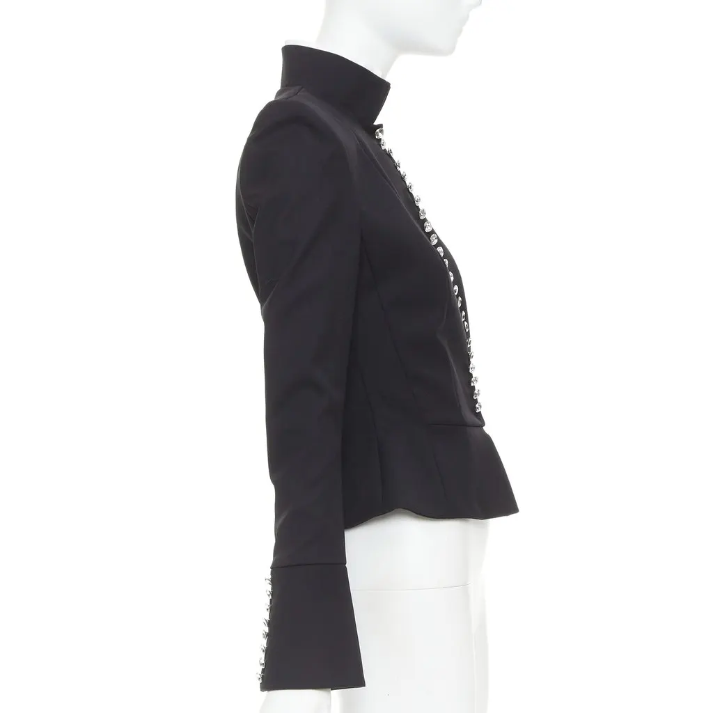 Alexandre Vauthier Black Wool Jacket Black Wool Good - Box View