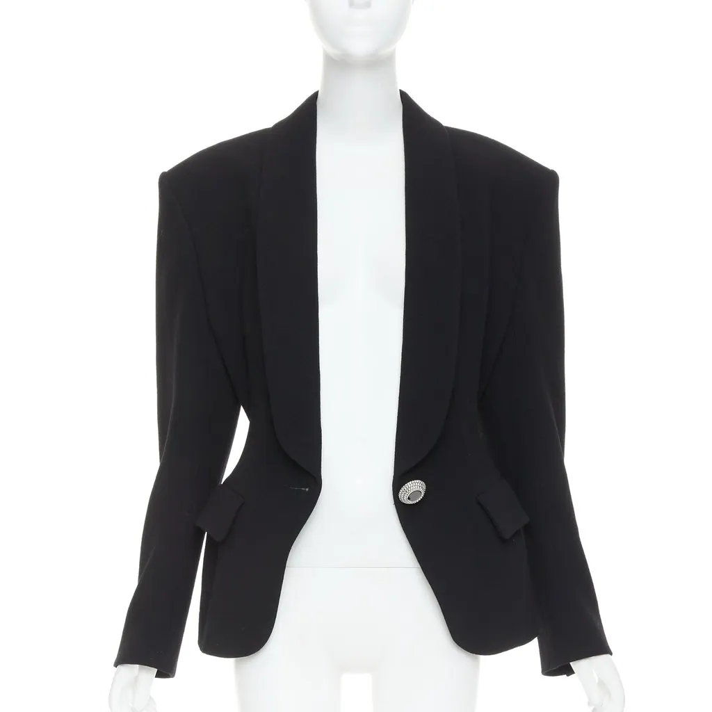 Alexandre Vauthier Black Wool Jacket Black Wool Very good - Inside View