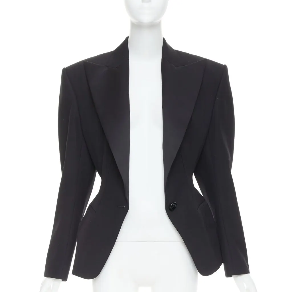 Alexandre Vauthier Black Wool Jacket Black Wool Very good - Inside View