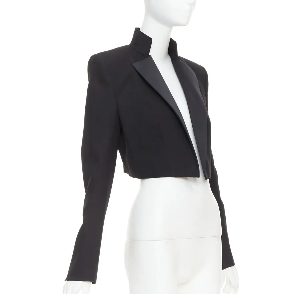 Alexandre Vauthier Black Wool Jacket Black Wool Very good - Inside View