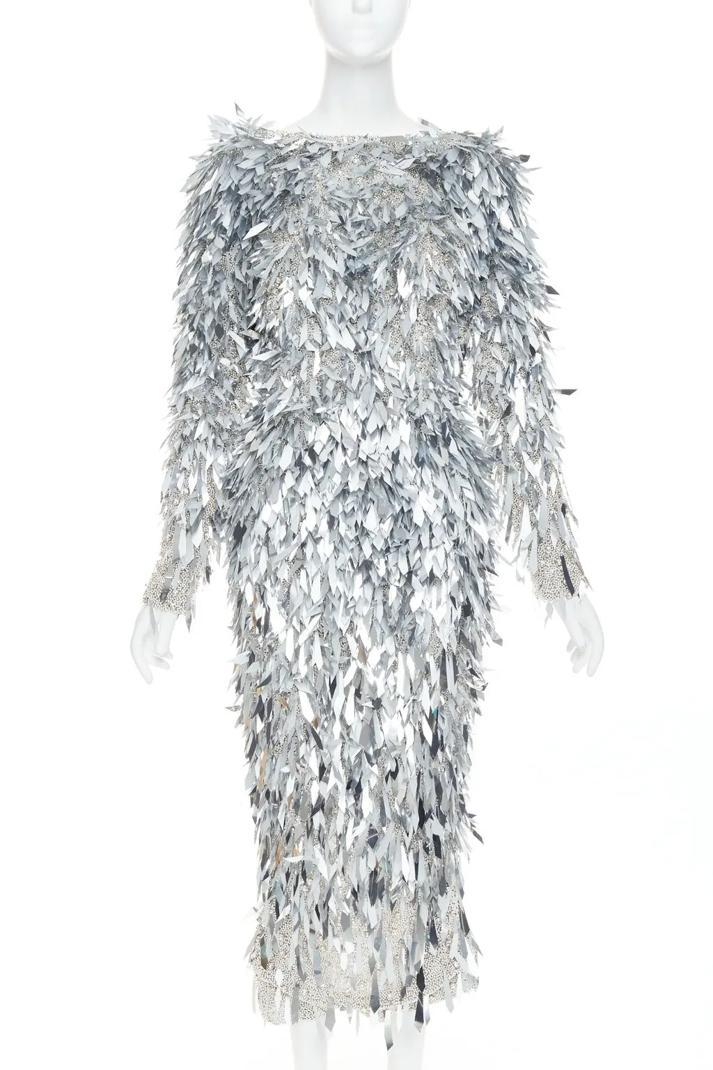 Alexandre Vauthier Silver Polyester Dress Silver Polyester Very good - Front View