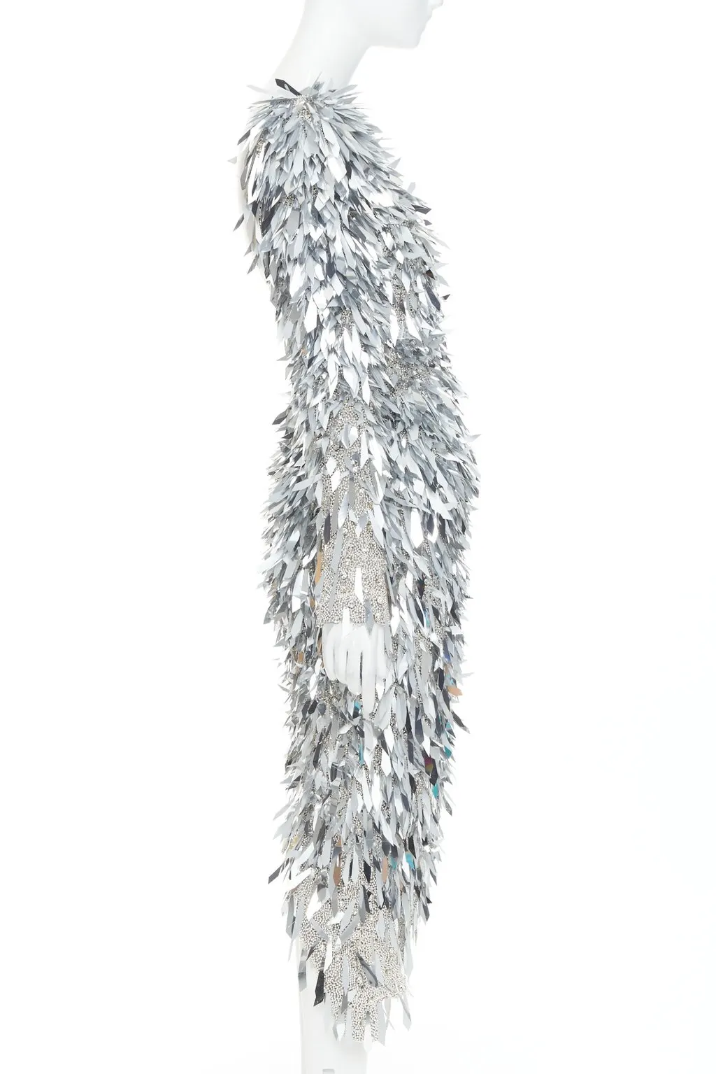 Alexandre Vauthier Silver Polyester Dress Silver Polyester Very good - Model View