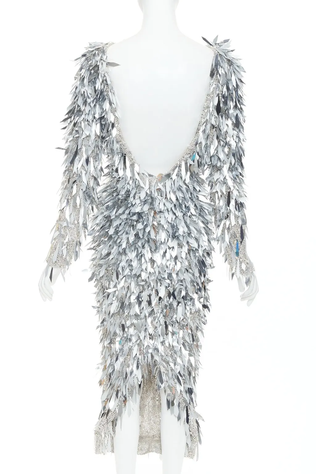 Alexandre Vauthier Silver Polyester Dress Silver Polyester Very good - Box View