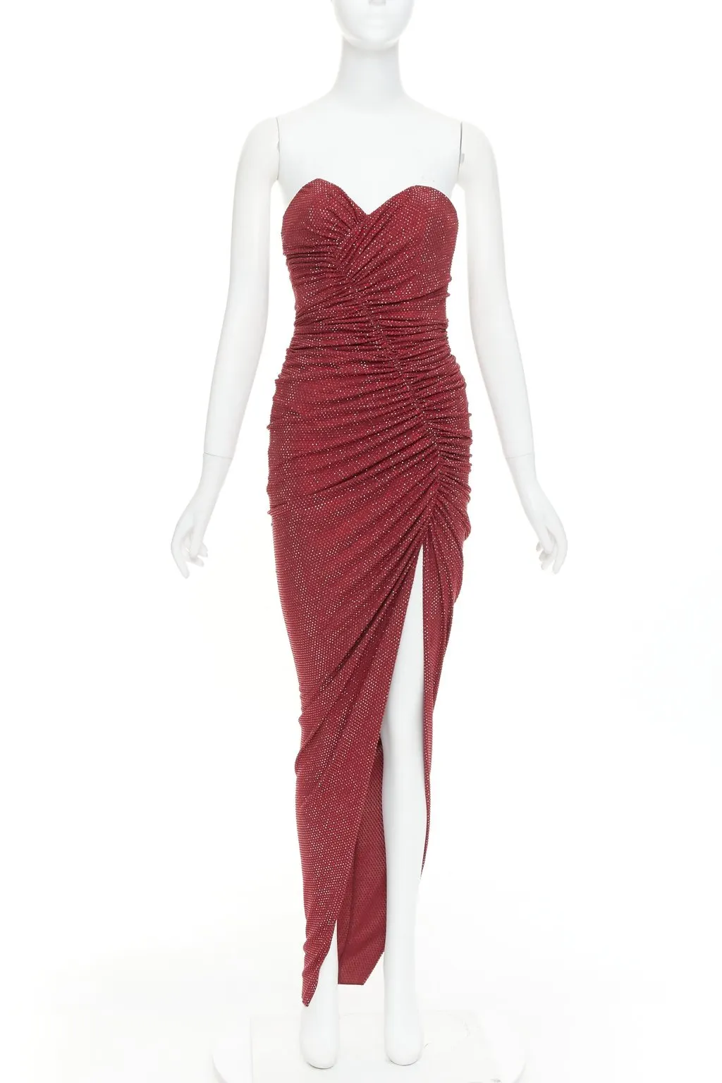 Alexandre Vauthier Red Viscose Dress Red Viscose Very good - Front View