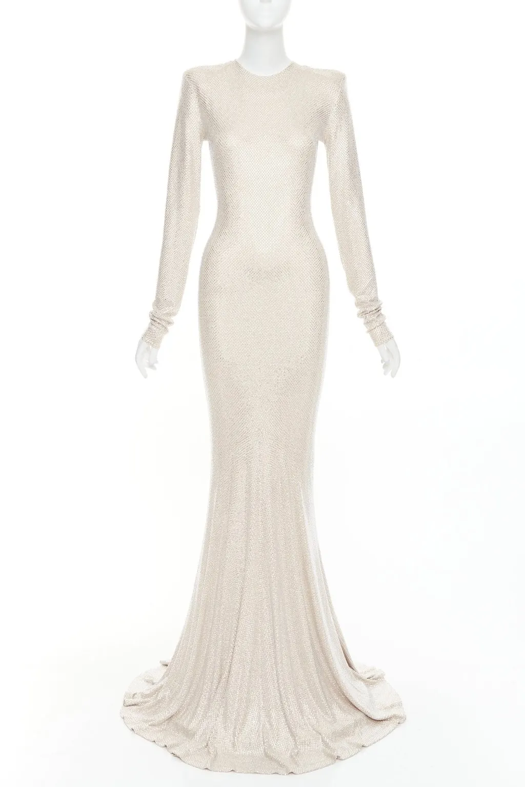 Alexandre Vauthier Beige Viscose Dress Beige Viscose Very good - Inside View