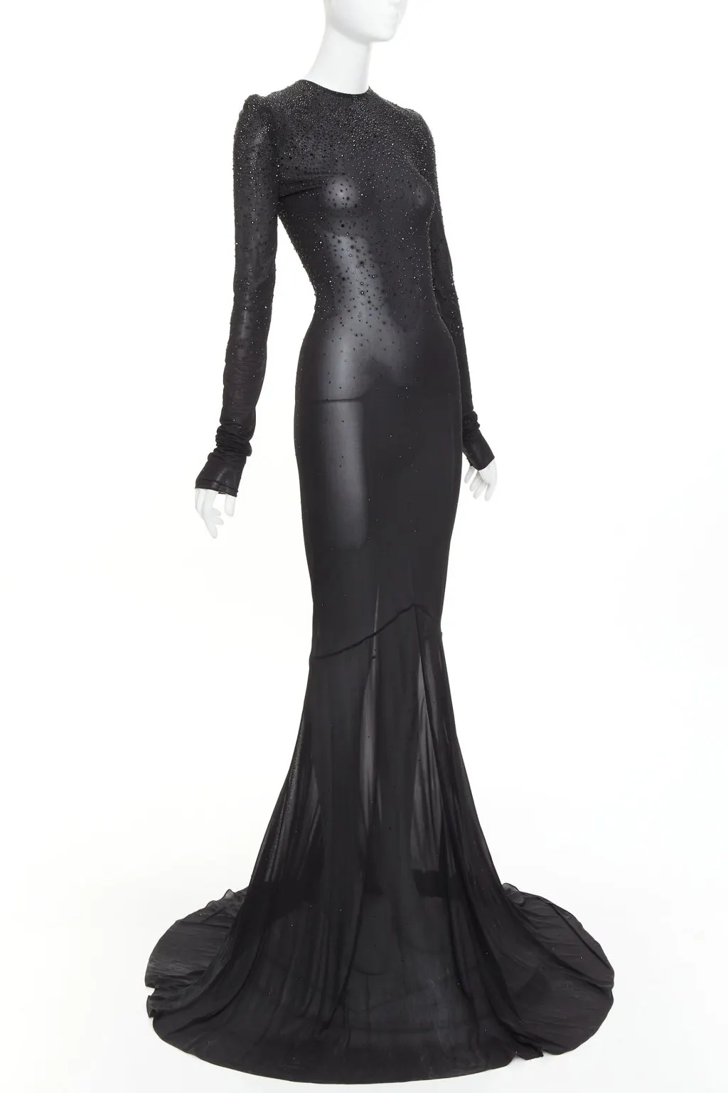 Alexandre Vauthier Black Viscose Dress Black Viscose Good - Inside View