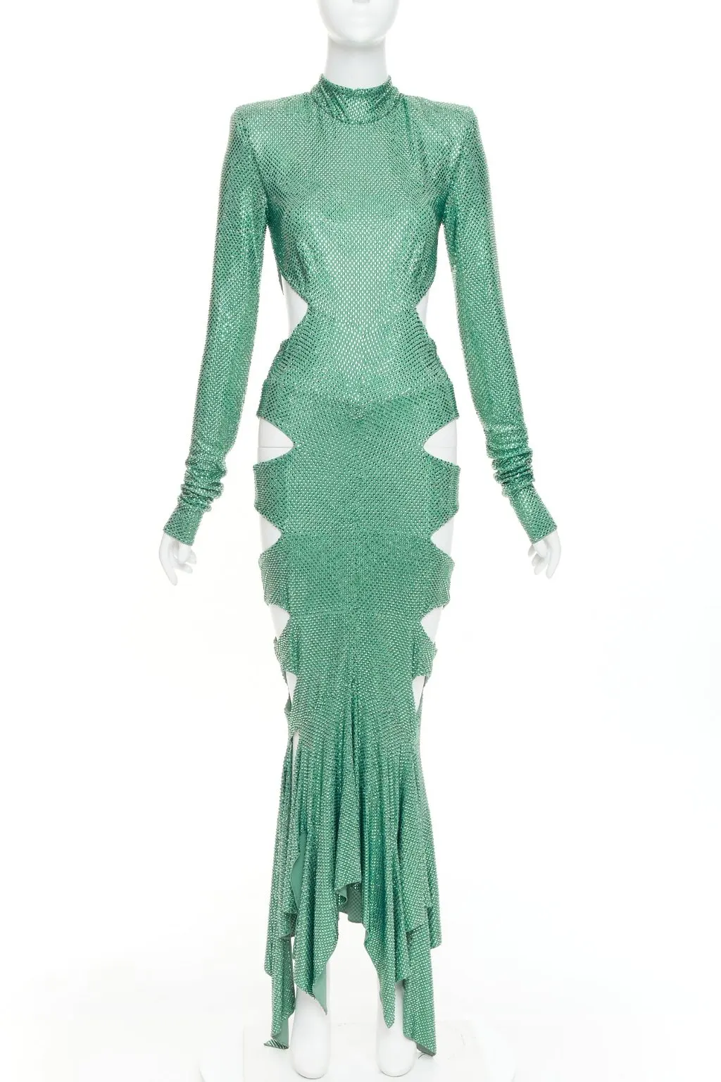 Alexandre Vauthier Green Dress Green Very good - Inside View