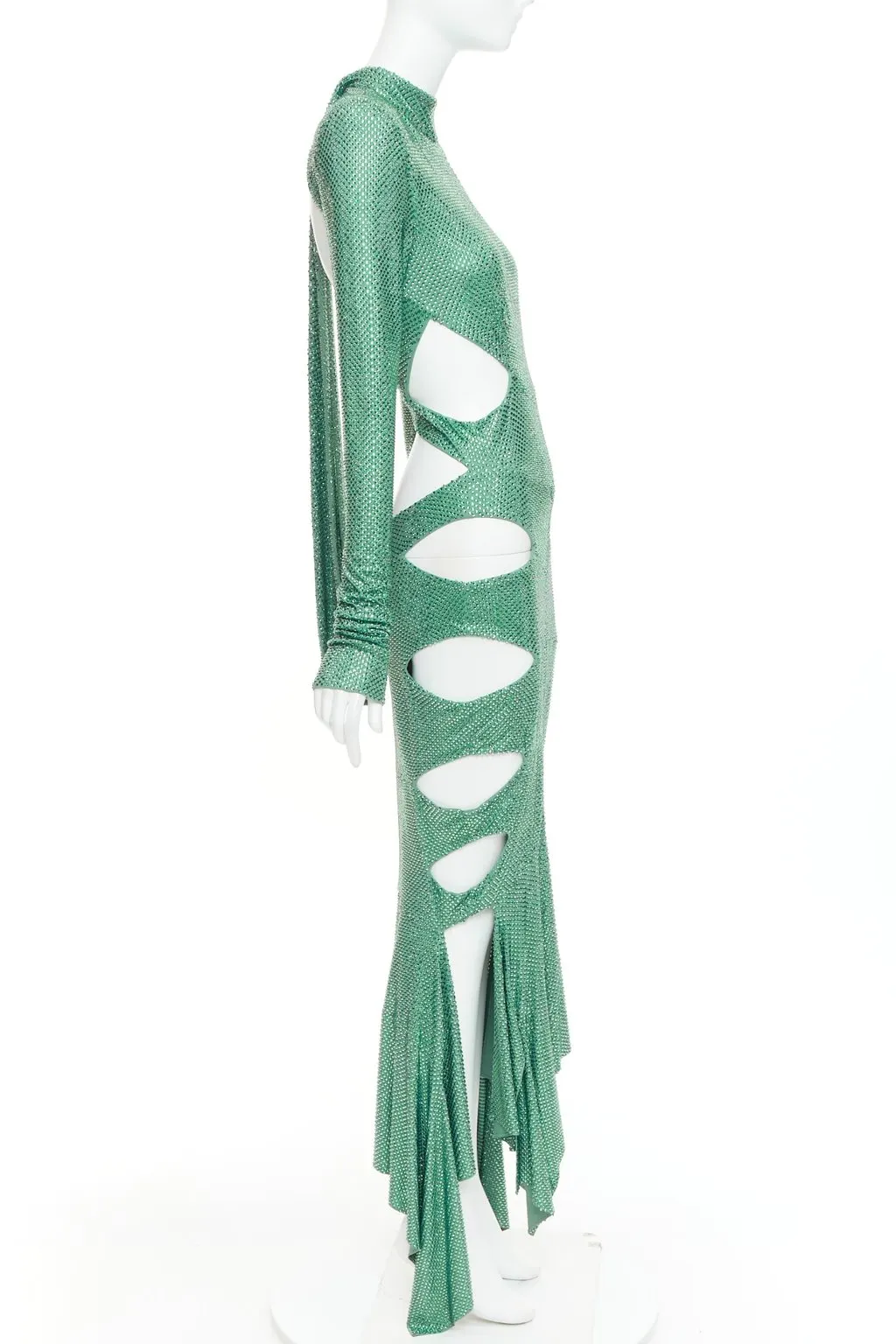 Alexandre Vauthier Green Dress Green Very good - Model View