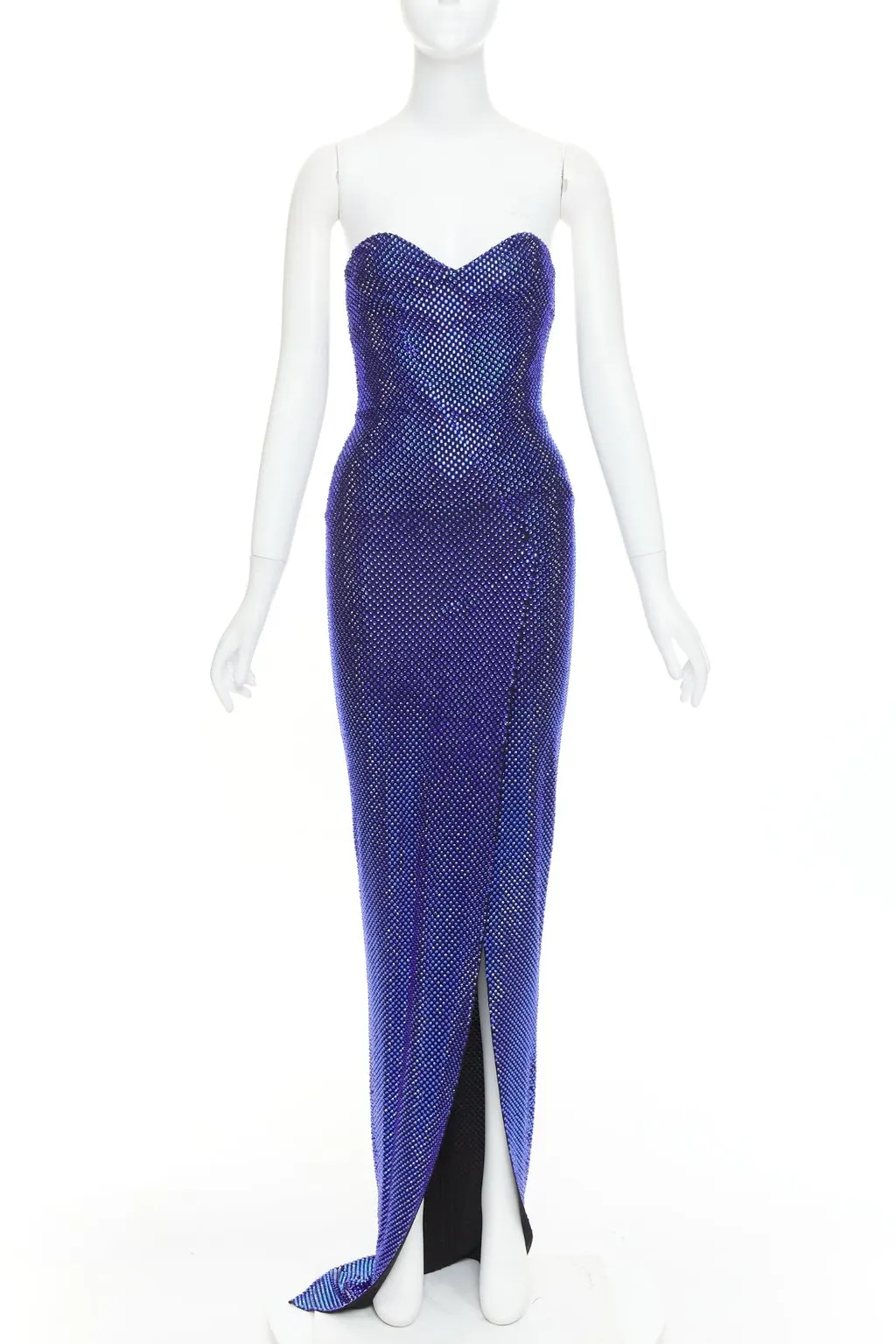 Alexandre Vauthier Blue Dress Blue Good - Front View