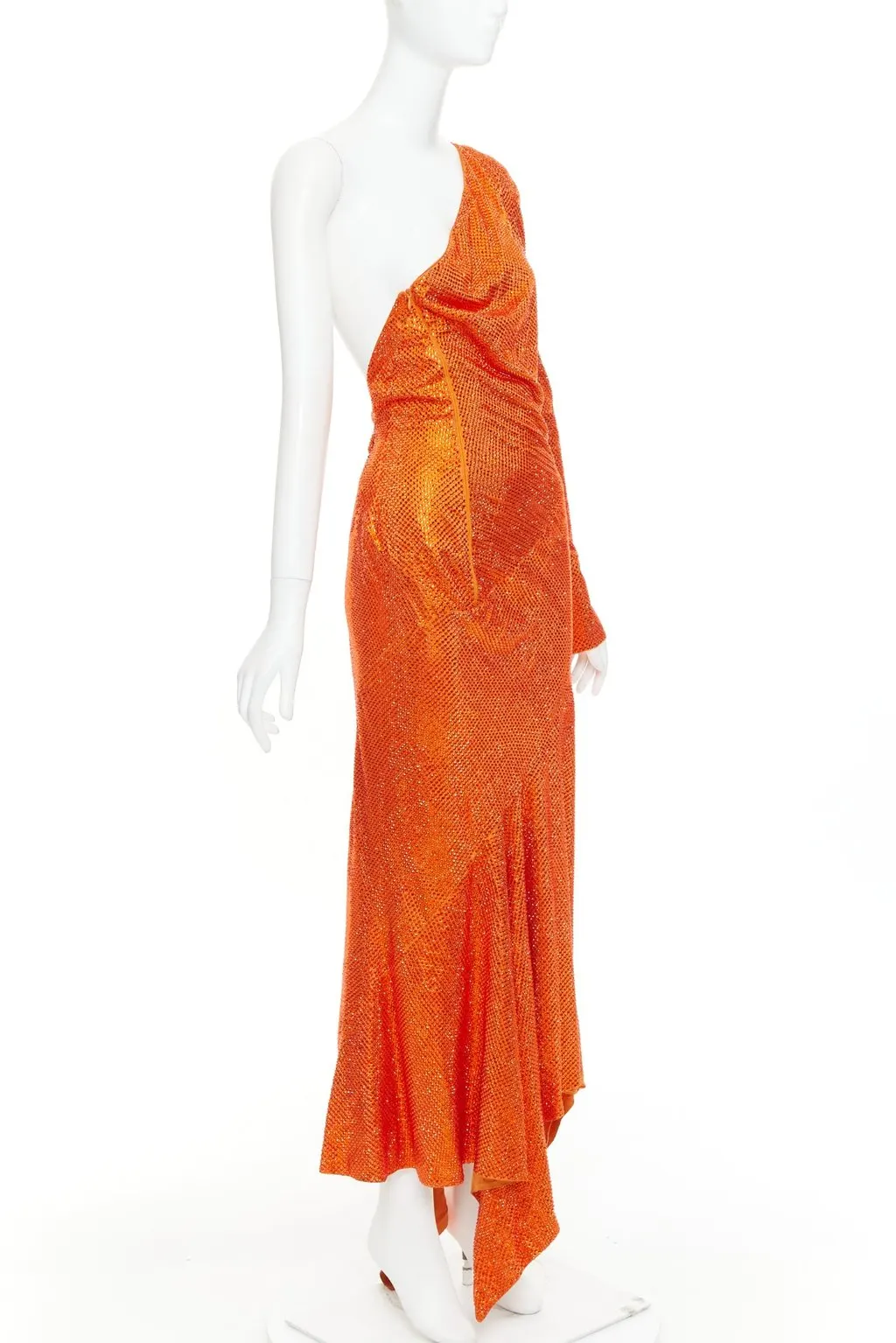 Alexandre Vauthier Orange Dress Orange Good - Inside View