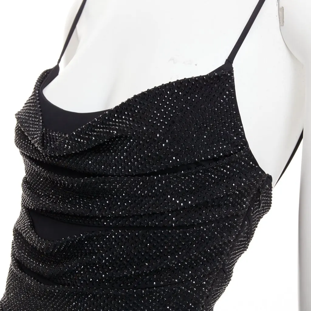 Alexandre Vauthier Black Viscose Dress Black Viscose Fair - Back View