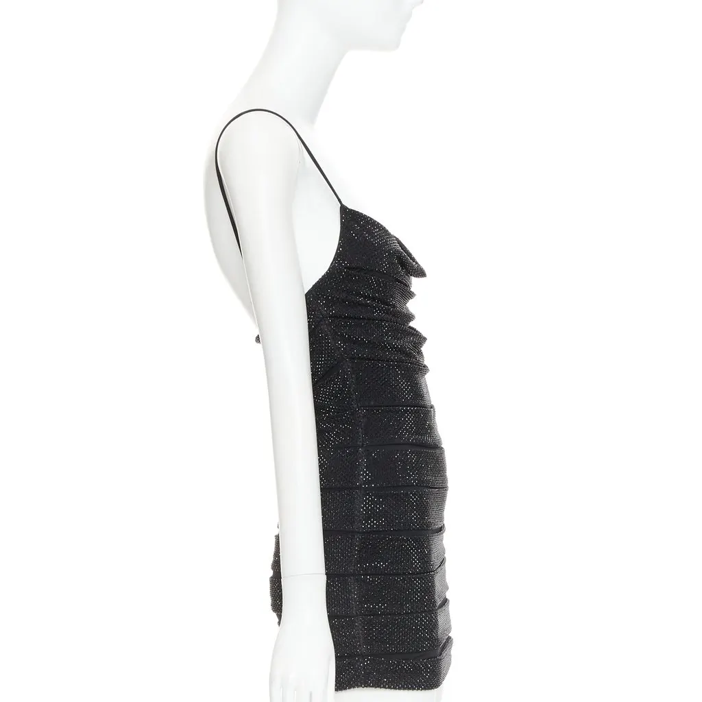Alexandre Vauthier Black Viscose Dress Black Viscose Fair - Model View