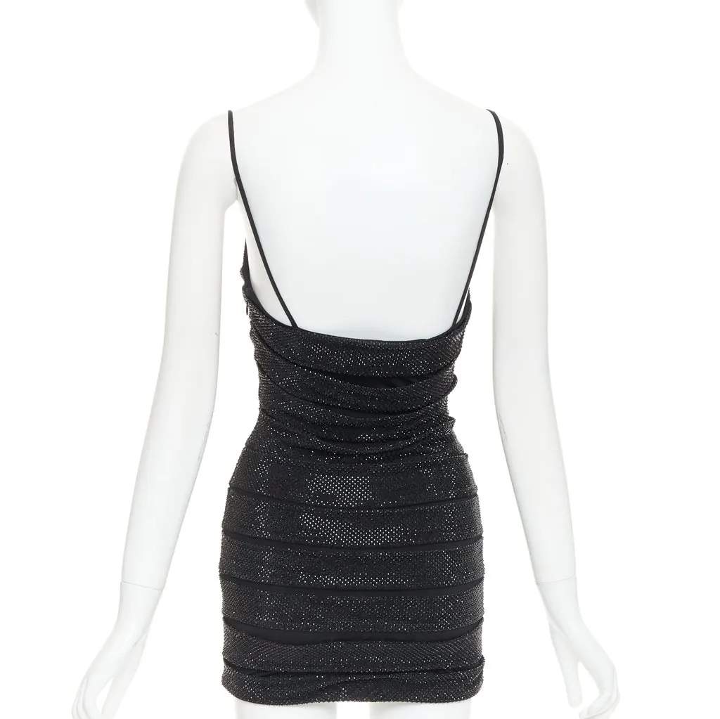 Alexandre Vauthier Black Viscose Dress Black Viscose Fair - Box View