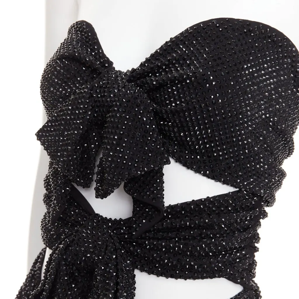 Alexandre Vauthier Black Viscose Dress Black Viscose Very good - Back View