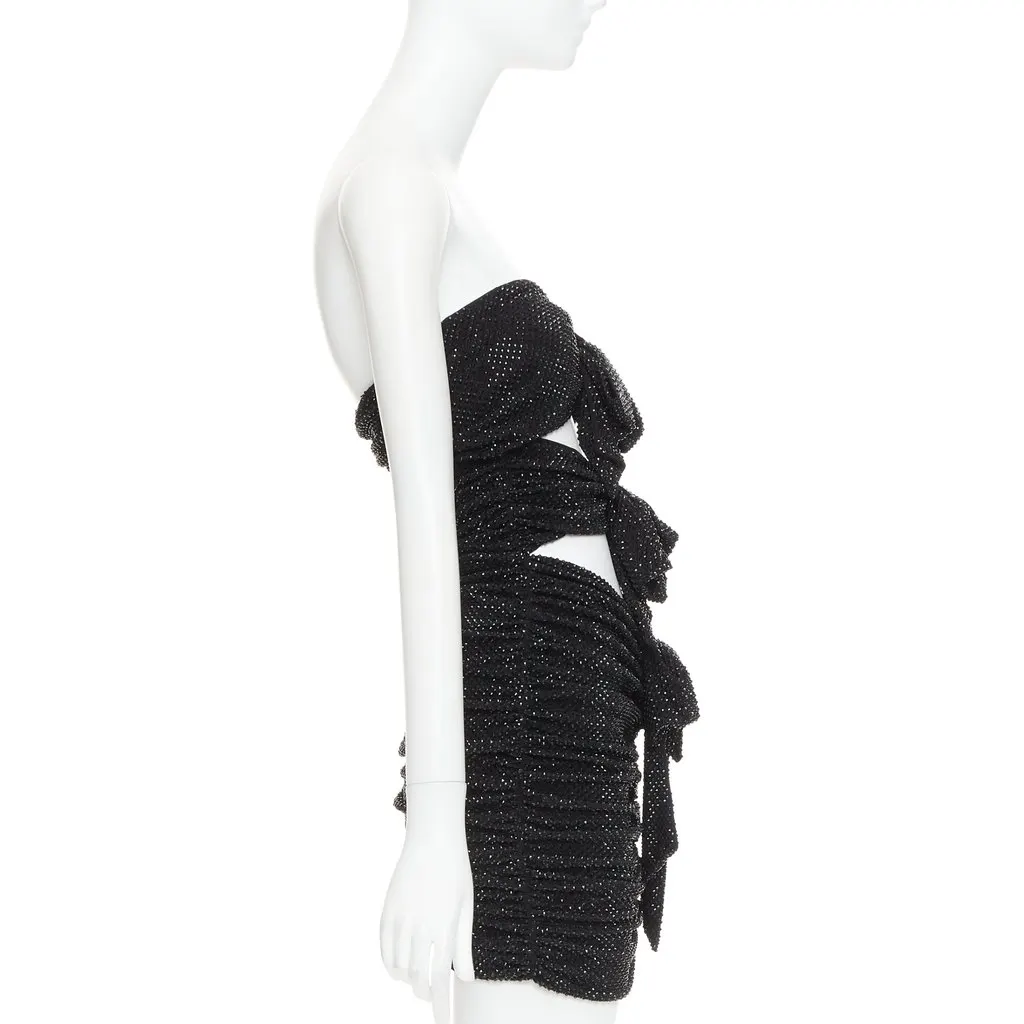 Alexandre Vauthier Black Viscose Dress Black Viscose Very good - Model View