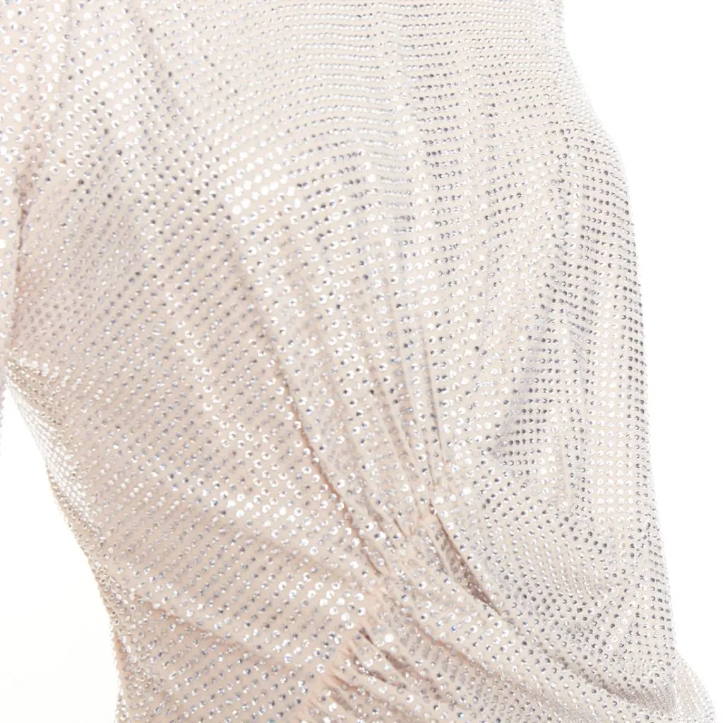 Alexandre Vauthier Beige Viscose Dress Beige Viscose Very good - Back View