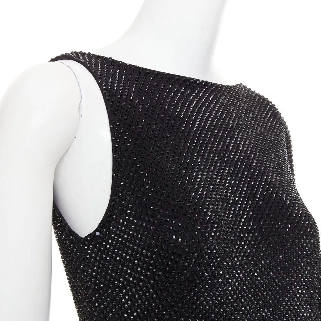 Alexandre Vauthier Black Polyester Dress Black Polyester Very good - Back View