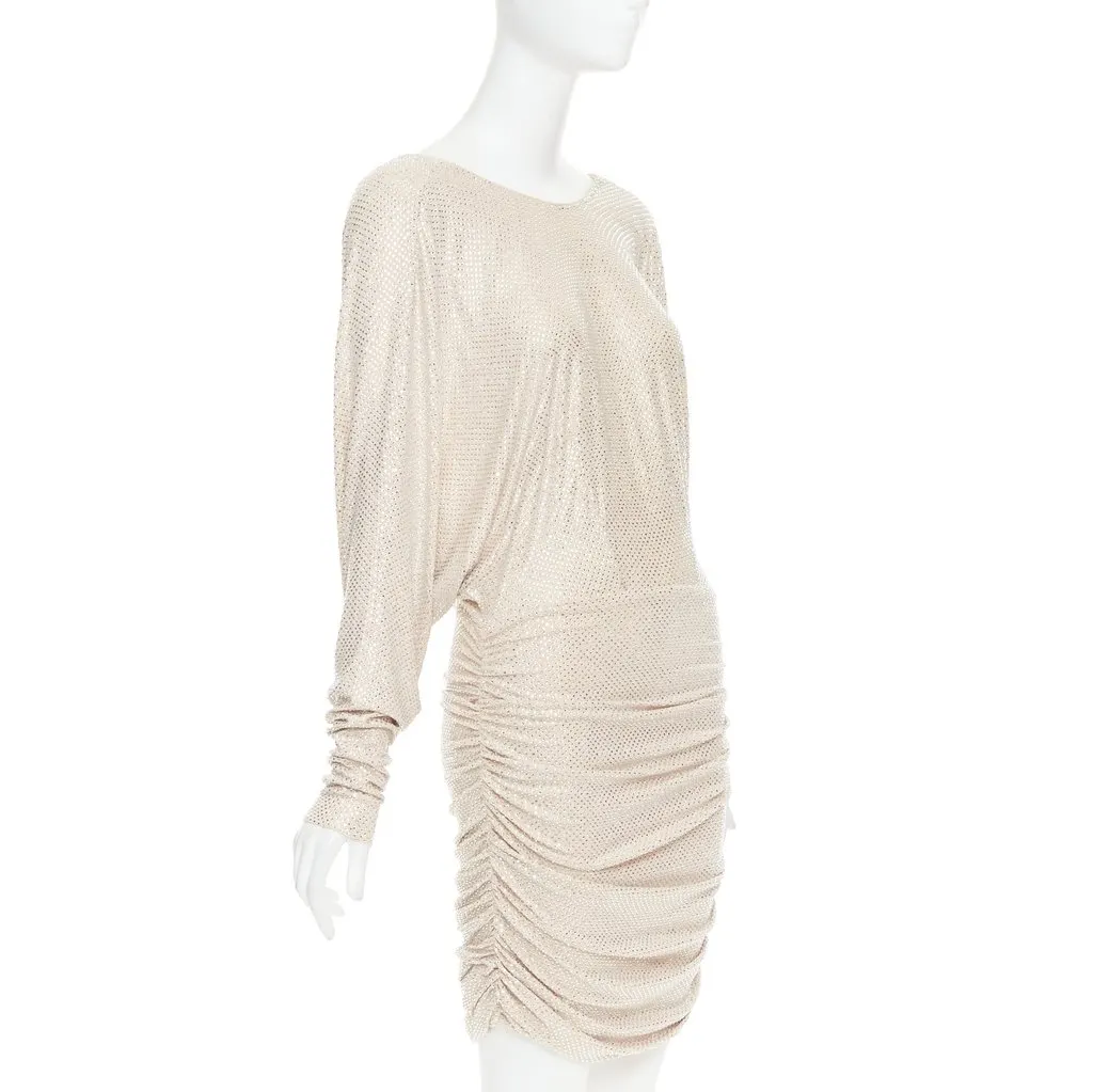 Alexandre Vauthier Beige Viscose Dress Beige Viscose Very good - Inside View