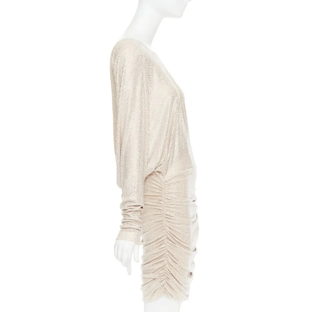 Alexandre Vauthier Beige Viscose Dress Beige Viscose Very good - Model View