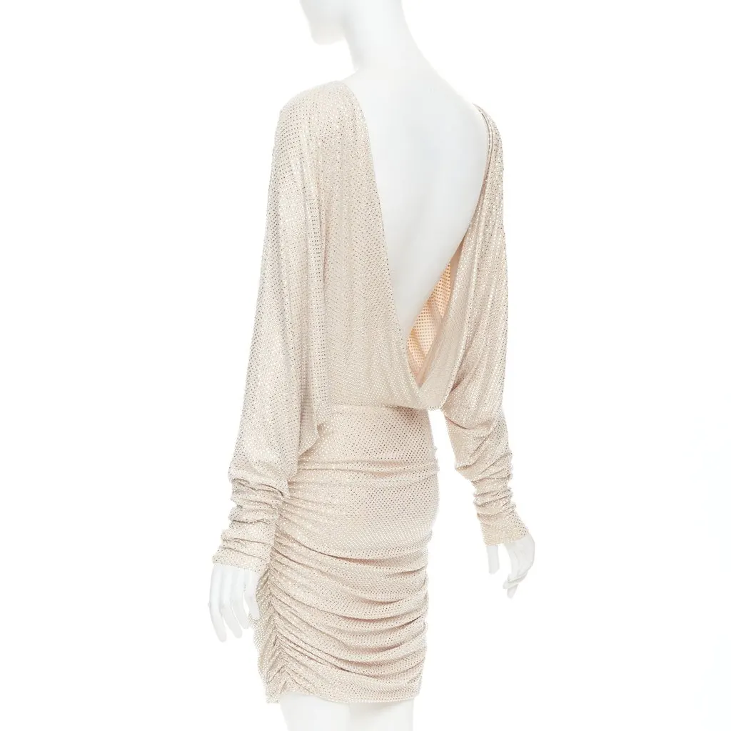 Alexandre Vauthier Beige Viscose Dress Beige Viscose Very good - Box View