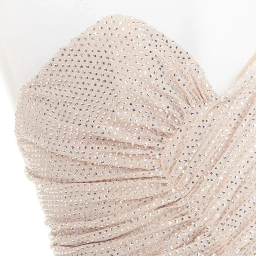 Alexandre Vauthier Beige Viscose Dress Beige Viscose Very good - Back View