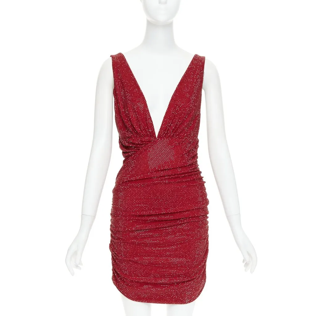 Alexandre Vauthier Red Viscose Dress Red Viscose Never worn, with tag - Front View