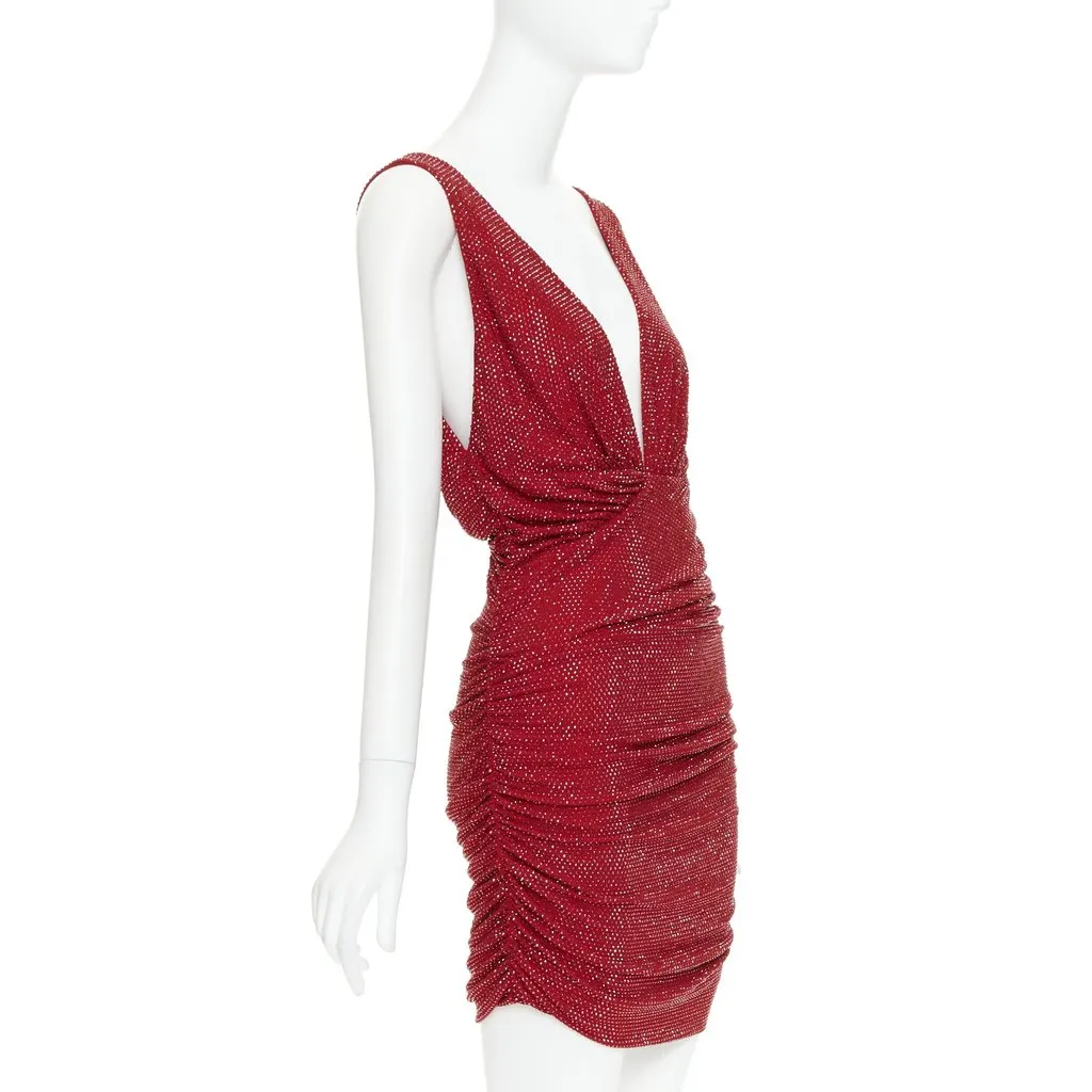 Alexandre Vauthier Red Viscose Dress Red Viscose Never worn, with tag - Inside View