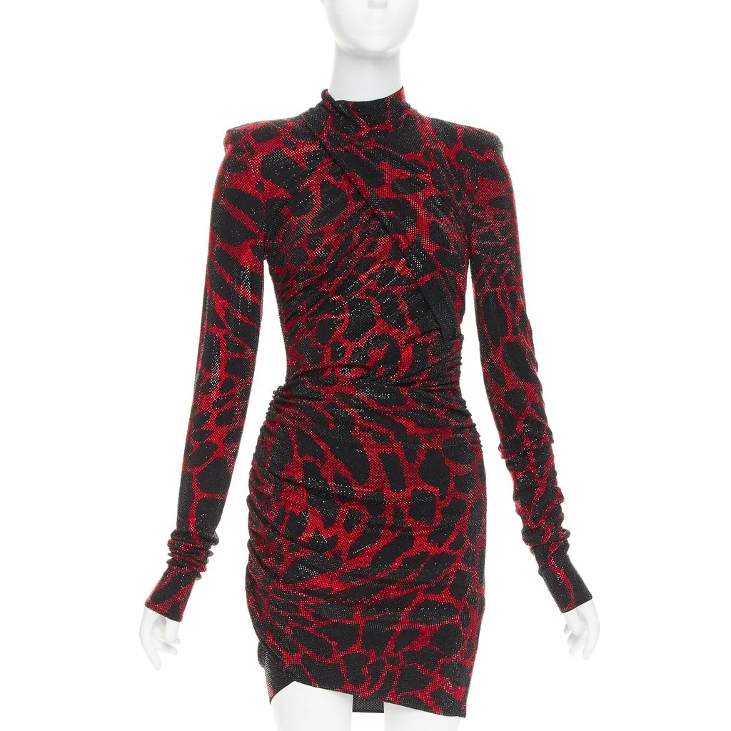 Alexandre Vauthier Red Polyester Dress Red Polyester Very good - Front View