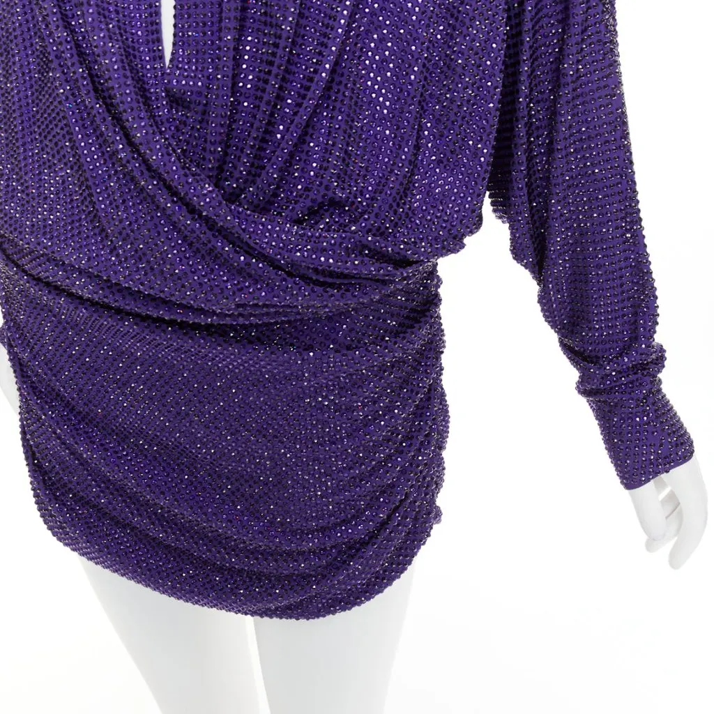 Alexandre Vauthier Purple Dress Purple Good - Back View
