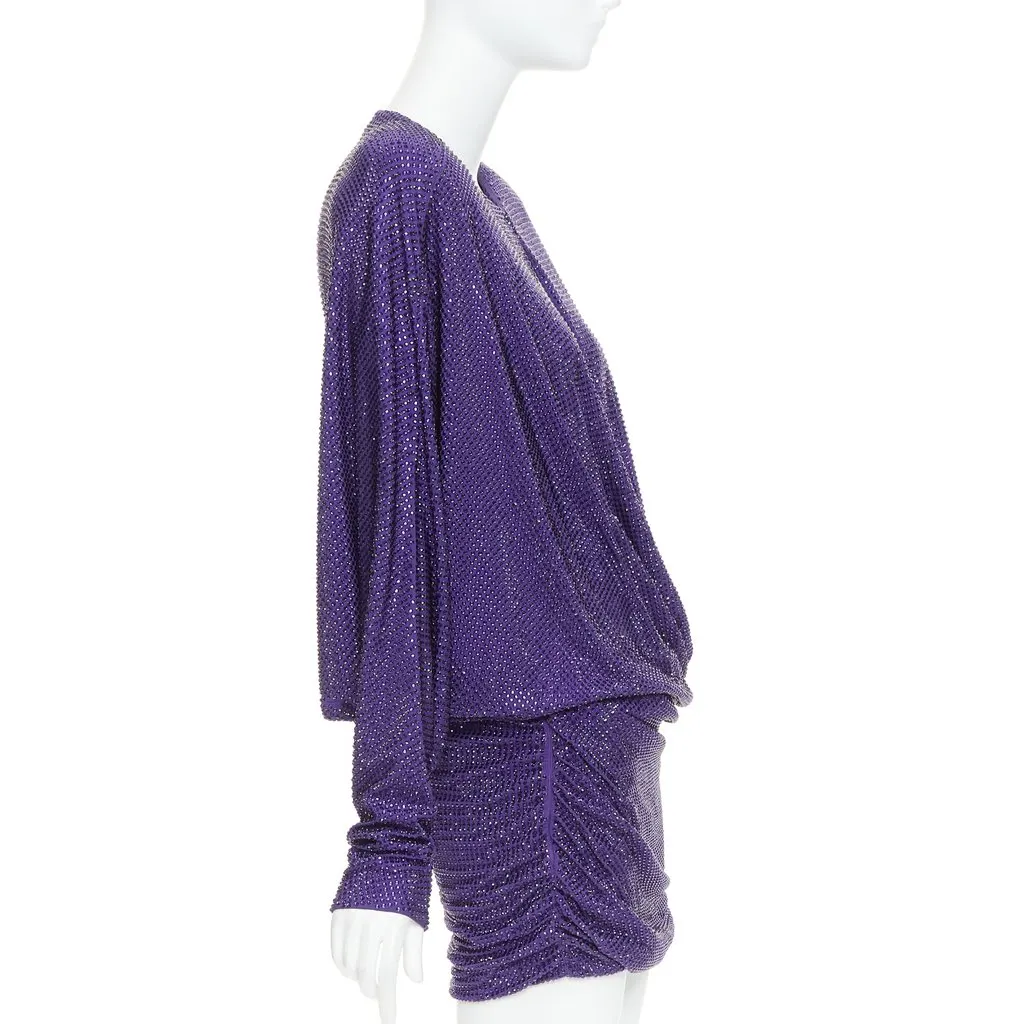 Alexandre Vauthier Purple Dress Purple Good - Model View