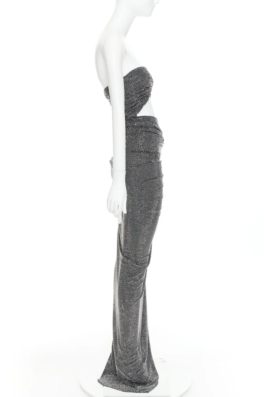 Alexandre Vauthier Silver Viscose Dress Silver Viscose Very good - Model View