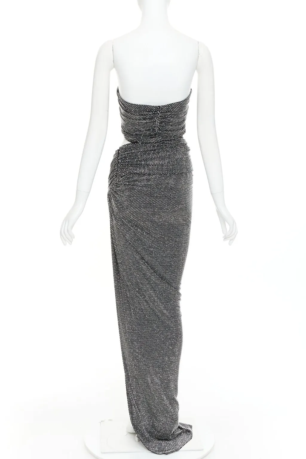 Alexandre Vauthier Silver Viscose Dress Silver Viscose Very good - Box View